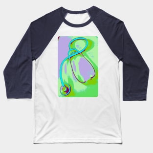 stethoscope art poster Baseball T-Shirt